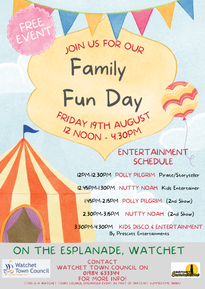 Watchet Summertime Watchet Town Council Fun Day